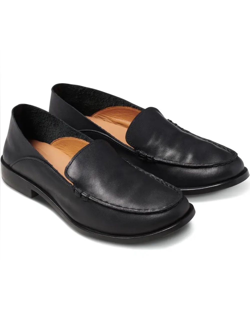 Beek Pepper Black Leather Loafers Women’s Size 10